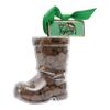 ButtonChocs Chocolate Welly Boot - Gone Fishing. Belgian Milk Chocolate Fishing Gift. Fishing Lover Gift. view 1