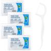 Hemiks 200 Pcs Twin-Line Dental Floss Picks - 2 in 1 Interdental Sticks with Portable Cases Floss Sticks Dental for Teeth Cleaning - Disposable Toothpicks for Travel, Home, Office, Hotel view 1