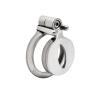 Male Stainless Steel Breathable Chastity Lock Chastity Device Male Restraint Chastity Device Adult BDSM Restraint Training Prop 40mm view 4