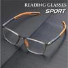 Men's Sports Ultra-Light Anti-Blue Light Presbyopic Glasses,Portable Progressive Far and Near Dual-Use Dual Focus Reading Glasses,Sports Cycling Reading Glasses (3 x, Black) view 2
