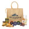Snowdonia Cheese Company | Cheese, Chutney & Soft Drinks Picnic Cool Bag | 3 Luxury Welsh Cheeses, 2 Chutneys, Wholemeal Crackers, Olive Tapenade and Luscombe Soft Drinks view 1