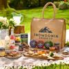 Snowdonia Cheese Company | Cheese, Chutney & Soft Drinks Picnic Cool Bag | 3 Luxury Welsh Cheeses, 2 Chutneys, Wholemeal Crackers, Olive Tapenade and Luscombe Soft Drinks view 2