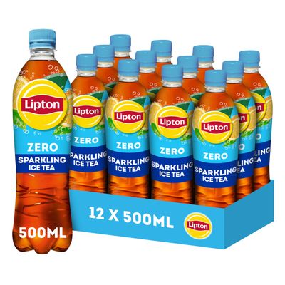 Lipton Ice Tea Sparkling Zero 12x500ML - Lipton Ice Tea Sparkling Zero 6000ml