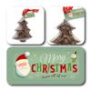 ButtonChocs Christmas Chocolate Tree - Merry Christmas. Belgian Milk Chocolate Gift for Christmas. view 2