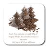 ButtonChocs Christmas Chocolate Tree - Merry Christmas. Belgian Milk Chocolate Gift for Christmas. view 4