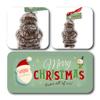 ButtonChocs Christmas Chocolate Father Christmas - Merry Christmas. Belgian Milk Chocolate Gift for Christmas. view 2