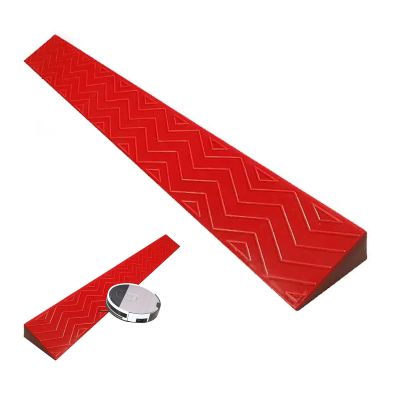 Yqyc Indoor Kerb Ramp For Threshold Wheelchair Scooter Sweeping Robot, For Bike, Wheelchair, Cleaning, Robot, Garage, Warehouse (Color : Red, Size : Height 3.5cm)