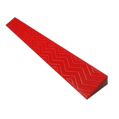 Yqyc Threshold Ramps For Doorways, 2-6.5Cm Rise Threshold Ramps Non-Slip Household Ramp Transition Strip Climbing Mat Anti-Slip For Cleaning Robot (Color : Red, Size : Height 4.5cm)