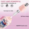 Painless Nose Hair Trimmer for Women Rechargeable 2025 Upgrade Nose Trimmer Ladies Noses Hair Trimmer Dual Edge Blades with IPX7 Waterproof,Powerful Motor,Easy Cleansing,Pink view 4