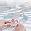 Cute Cat Contact Lens Case Box with Mirror, Portable Travel Contact Lens Box Kit with Tweezers Remover for Home Office view 3