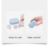 Cute Cat Contact Lens Case Box with Mirror, Portable Travel Contact Lens Box Kit with Tweezers Remover for Home Office view 4