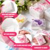 Seajan 120 Pack Christian Travel Tissues 3 Ply Bulk Bible Verse Pocket Tissues Travel Size Individual Christian Bulk Gift Pack for Wedding Party Homeless Gift(Butterfly) view 4