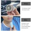 Men's Electric Shavers Electric Razors Pocket Size Mini Portable Shaver USB Rechargeable Little Travel Shaver (White) view 2