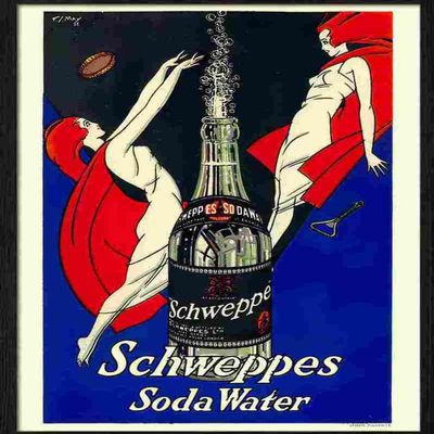 Print 1 5K schweppes soda water 1920s 2