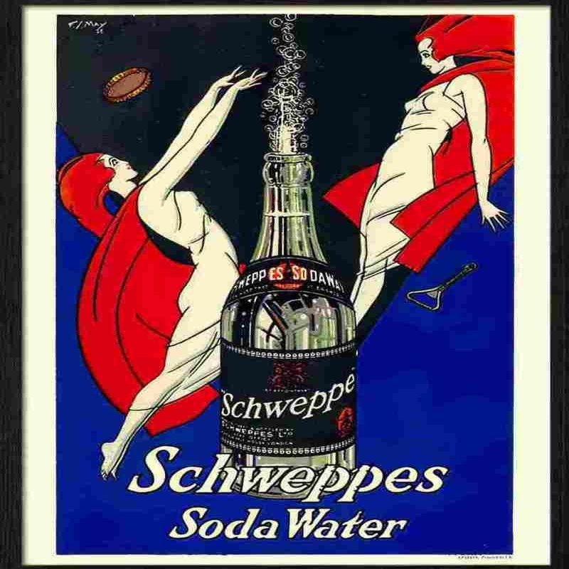 Print 1 5K schweppes soda water 1920s 2