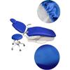 BLUEZY 4Pcs/Set PU Leather Dental Chair Seat Cover, Protective Full Dental Chair Cover, Headrest Backrest Protector Dentist Equipment Washable G view 2