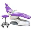 BLUEZY 4Pcs/Set Protective Full Dental Chair Cover, PU Leather Dental Chair Seat Cover, Case Protector Dentist Equipme Washable Elastic Waterproof Protective Case D view 2