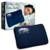 Rechargeable Electric Hot Water Bottle Heat Pad 6 Hour Warmth Temperature Control Detachable Lead Cosy Bed Warmer Hand Warmer Pouch Gifts (Navy) view 1