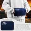 Rechargeable Electric Hot Water Bottle Heat Pad 6 Hour Warmth Temperature Control Detachable Lead Cosy Bed Warmer Hand Warmer Pouch Gifts (Navy) view 2