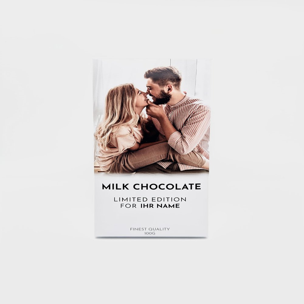 Personalised Chocolate with Photo: Individual for Special Occasions - Delicious Chocolate with Your Own Picture. Unique Gifts for Unique Moments - By Flashy.
