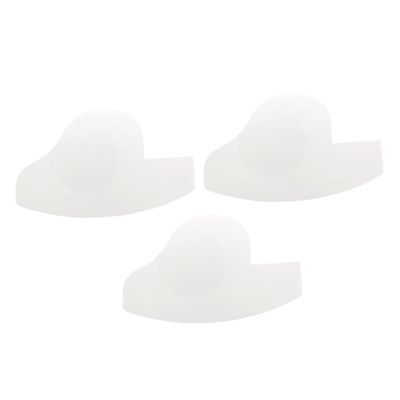 Beatifufu 3pcs Hairline Drawing Cards for Beard Styling White Hairline Applicator for Barbershop Use for Men Seeking Beard Definition
