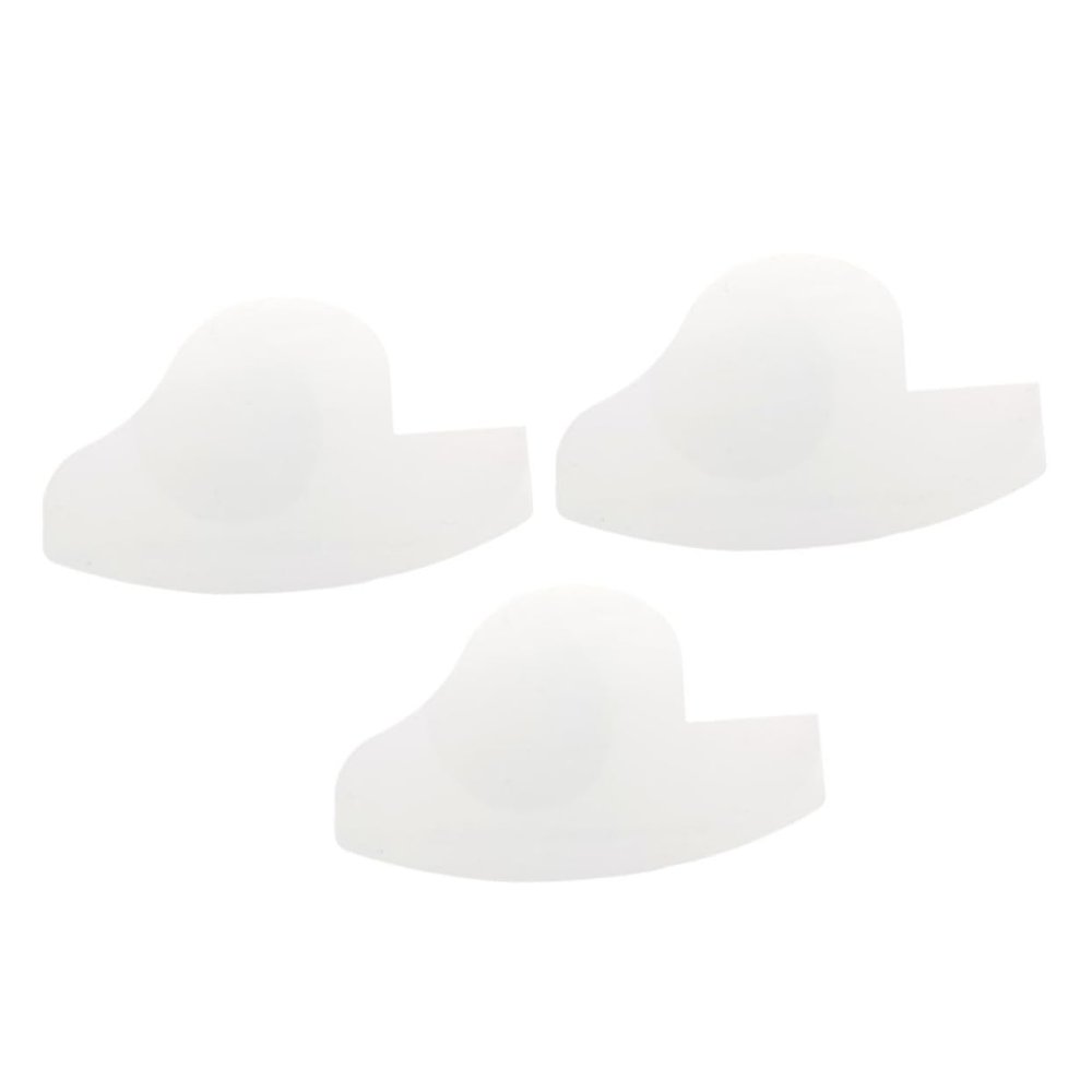 Beatifufu 3pcs Hairline Drawing Cards for Beard Styling White Hairline Applicator for Barbershop Use for Men Seeking Beard Definition