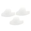 Beatifufu 3pcs Hairline Drawing Cards for Beard Styling White Hairline Applicator for Barbershop Use for Men Seeking Beard Definition view 1