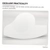 Beatifufu 3pcs Hairline Drawing Cards for Beard Styling White Hairline Applicator for Barbershop Use for Men Seeking Beard Definition view 3