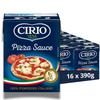 CIRIO Pizza Sauce with Herbs, 100% Italian, Carton, 390g (Pack of 16) view 1