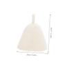 HAKIDZEL 2pcs Shower Cap Bandanas for Men Hat with Hair for Men Wool Russian Banya Hats Suit Shower Hair Shade Hats for Men Bath Towel Sauna Cover Dry Steam Room Felt White Women's view 2