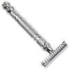 Parker Safety Razor, 24C Three Piece Open Comb Double Edge Safety Razor with Heavyweight Chrome Plated Brass Handle view 1