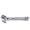 Parker Safety Razor, 24C Three Piece Open Comb Double Edge Safety Razor with Heavyweight Chrome Plated Brass Handle view 3