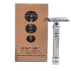 Parker Safety Razor, 24C Three Piece Open Comb Double Edge Safety Razor with Heavyweight Chrome Plated Brass Handle view 4