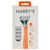 Harry's 4 Truman Start Pack Handle Bright Orange view 1