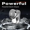 Donubiiu 2023 Powerful Storm Shaver for Men, New Upgrade Powerful Storm Shaver Men's Electric Shavers, Pocket Portable Electric Shaver, USB Mini Shaver Wet and Dry (Black+Silver) view 2