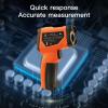 Infrared Thermometer, Handheld Non Contact High Accuracy Industrial Temperature Gun for Cooking Meat Refrigerator Pool view 3