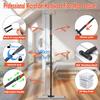 Professional Microfiber Mop, 46 cm, Large Flat for Floor Cleaning, 4 Reusable Washable Mop Pads, Hardwood Cleaning System, Wet and Dust, with 155 cm Long Stainless Steel Handle view 2