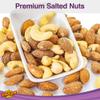 Snaxs Roasted Salted Mixed Nuts 12 x 40g - Almonds, Brazil, Cashews, Peanuts & Hazelnuts - Healthy Kosher Snack with Fibre, Protein & Minerals - Ideal for Snacking view 3