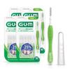 GUM Proxabrush Go-Betweens - Tight, Interdental Brushes for Tight Teeth, Dental Picks for Plaque Removal, Safe for Braces & Dental Devices, 10ct (4Pk) view 1