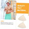 Gogogmee 3pcs Thickened Sauna Hat for Household Bathing Felt Material Sauna Caps Heat Insulation Hats for Infrared view 4