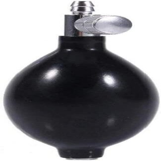 Replacement Hand Black Air Pump for Aircast Walker Brace Sphygmomanometer Blood Pressure Latex Air Release