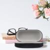 FOMIYES Slim Flat Glasses Case for Women Decorative Eyeglass Box Pu Material Double Eyeglass Case for Sunglasses Lenses view 4