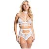 Lingerie For Women Sexy Naughty Plus Size Sex/Play Exposed Nipple And Butt Women's Fishnet Mesh Babydoll Bodysuit Lace Smock view 1