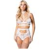 Lingerie For Women Sexy Naughty Plus Size Sex/Play Exposed Nipple And Butt Women's Fishnet Mesh Babydoll Bodysuit Lace Smock view 2
