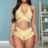Lingerie For Women Sexy Naughty Plus Size Fish Net Black With Bow Teddy One-Piece Lace Babydoll Bodysuit Nightie view 2