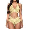 Lingerie For Women Sexy Naughty Plus Size Fish Net Black With Bow Teddy One-Piece Lace Babydoll Bodysuit Nightie view 4