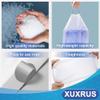 XUXRUS 15L Small Bin Liners with Drawstring Bin Bags With Tie Handles Pedal Bin Trash Bags Wastebasket Liners for Bathroom Kitchen Office Bedroom White, 36 Counts view 4