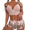 NOAGENJT Plus Size Lingerie For Women With Bra Set Gold Sexy Naughty Sex/Play Sleepwear Chemises Slip Babydoll Nightgown Sleep Dress view 1