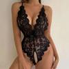 NOAGENJT Plus Size Lingerie For Women Sex/Play Set Push Bodysuit Snap Crotch Teddy One Piece Babydoll view 3