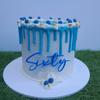 Any Age Number Cake Topper Custom Acrylic Topper Any Personalised Age Acrylic Cake Topper (GLITTER GOLD) view 3